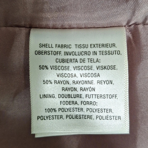 Anthropologie Etta:twa Tavie Romantic Satin Oversized Open Blazer Jacket Size XS - Picture 10 of 10